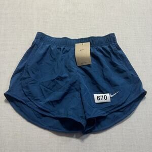 Nike DRI-FIT Running Shorts Women Sz XS Blue Brand New